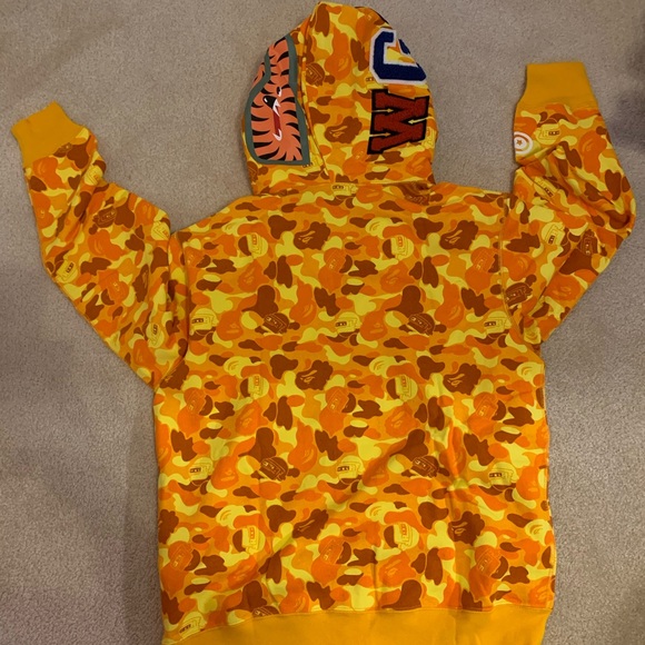 Bape X Pubg Shark Hoodie Zip Up Size 